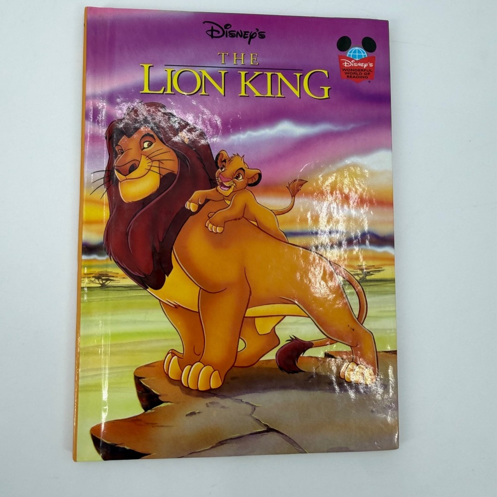 Disney The Lion King Grolier 1994 First American Edition Vintage Hardcover Book